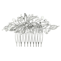 RHINESTONE EMBELLISHED BRIDAL UPDO HAIR COMB