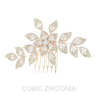 RHINESTONE EMBELLISHED BRIDAL UPDO HAIR COMB