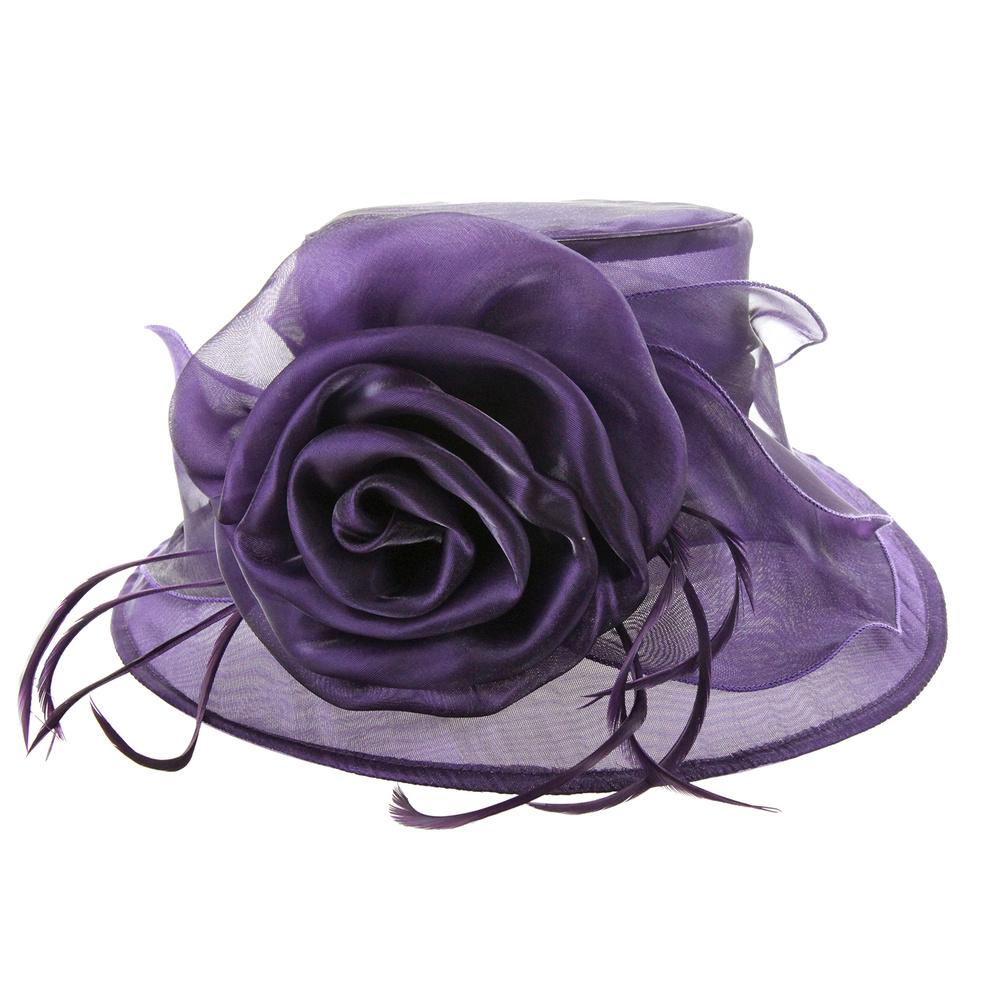 Crushable store organza hats