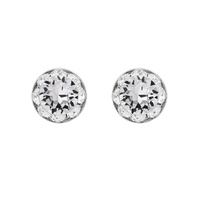 11Mm Rondelle Swarovski Crystal Post Earrings