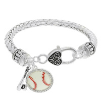 GAMEDAY BASEBALL CHARM BRACELET