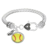 GAMEDAY SOFTBALL CHARM BRACELET