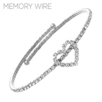 HEART SHAPE WIRE BRACELET