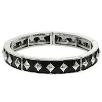 WESTERN DIAMOND-CUT BUBBLE BEADED BRACELET