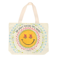 INSPIRATIONAL QUOTE THEMED CANVAS TOTE BAG