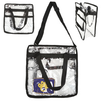 CLEAR TRANSPARENT STADIUM APPROVED CAMPUS BAG