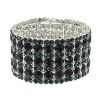 JEWEL EMBELLISHED STRETCH BRACELET