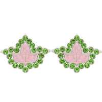 AKA SORORITY IVY LEAF EARRINGS