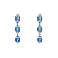 GAMEDAY FOOTBALL POST DANGLE EARRINGS