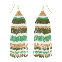 WESTERN COLORFUL FRINGE DANGLE EARRINGS