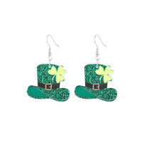 SAINT PATTY’S LEPRECHAUN TOP HAT EARRINGS