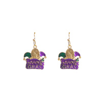 MARDI GRAS JESTER HAT EARRINGS