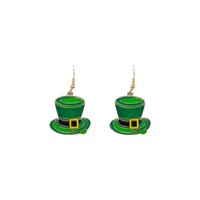 SAINT PATTY’S LEPRECHAUN TOP HAT EARRINGS