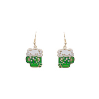 SAINT PATTY’S CLOVER BEER MUG EARRINGS