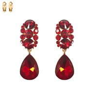 DANGLY TEARDROP STONE CLIP ER