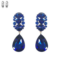 DANGLY TEARDROP STONE CLIP ER