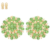 VINTAGE INSPIRED CRYSTAL CLIP-ON EARRINGS