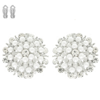 VINTAGE INSPIRED CRYSTAL CLIP-ON EARRINGS