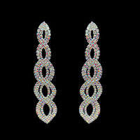 5 CIRCLE RHINESTONE EARRING