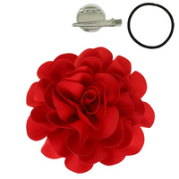 CAMELLIA FLOWER PIN AND HAIR CLIP