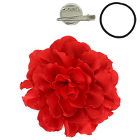 CAMELLIA FLOWER PIN AND HAIR CLIP