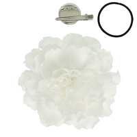 CAMELLIA FLOWER PIN AND HAIR CLIP