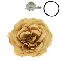 PEONY FLOWER PIN AND HAIR CLIP