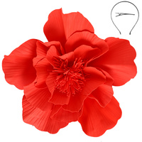 LIGHTWEIGHT CAMELLIA FLOWER FASCINATOR