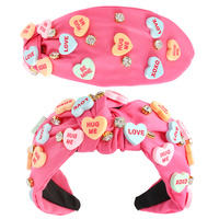 VALENTINE'S DAY CONVERSATION HEARTS CANDY HEADBAND