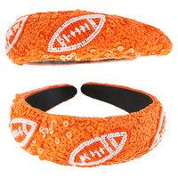 FOOTBALL SEQUINS HEADBAND