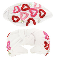 VALENTINE'S THEME JEWELED HEART HEADBAND