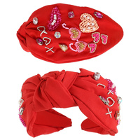 VALENTINE'S DAY THEME JEWELED HEADBAND