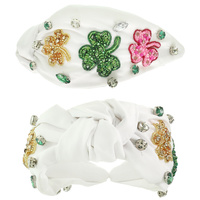 ST. PATRICKS THEME TOP KNOTTED HEADBAND