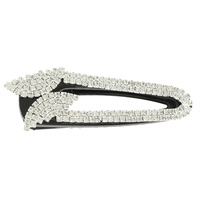 DECORATIVE RHINESTONE PAVE BUTTERFLY HAIR CLIP