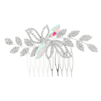 RHINESTONE EMBELLISHED BRIDAL UPDO HAIR COMB