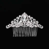 Stone Ornate Victorian Design Hair Comb Hcy4946Rcl