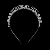 RHINESTONE BIRTHDAY GIRL HEADBAND