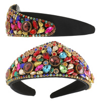 ORNATE FLORAL JEWEL EMBELLISHED HEADBAND