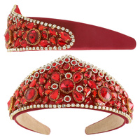 ORNATE FLORAL JEWEL EMBELLISHED HEADBAND