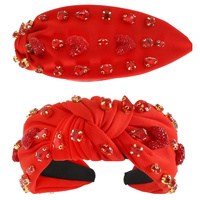 VALENTINE'S THEME JEWELED HEART HEADBAND