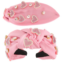 VALENTINE'S THEME JEWELED HEART HEADBAND