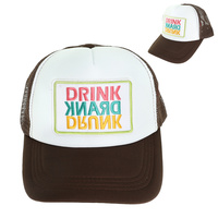 DRINK DRANK DRUNK MESH BACKING BASEBALL CAP