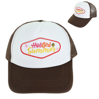 "HOT GRIL SUMMER" MESH BACKING BASEBALL CAP