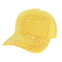 FULL RHINESTONE GEM BASEBALL CAP