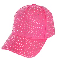 JEWELED CRYSTAL RHINESTONE STUDDED BASEBALL CAP