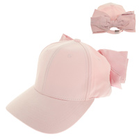 COTTON TWILL FABRIC BASEBALL CAP