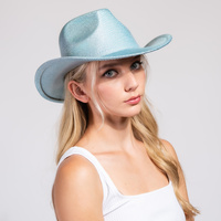 FASHION METALLIC PATTERNED COWBOY HAT