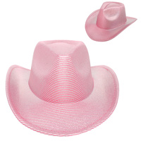 FASHION METALLIC PATTERNED COWBOY HAT