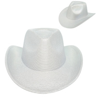 FASHION METALLIC PATTERNED COWBOY HAT