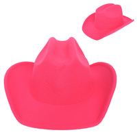 FASHION WESTERN WIDE BRIM FELT COWBOY HAT